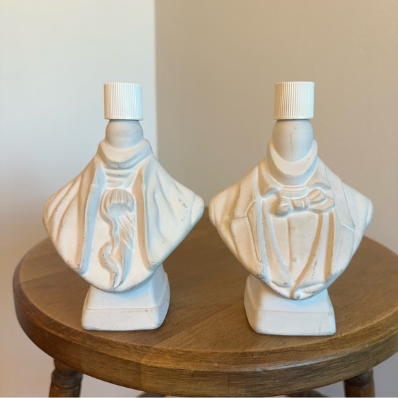 Avon President George Washington Abraham Lincoln Aftershave Bottles 1970s Models - Picture 14 of 14